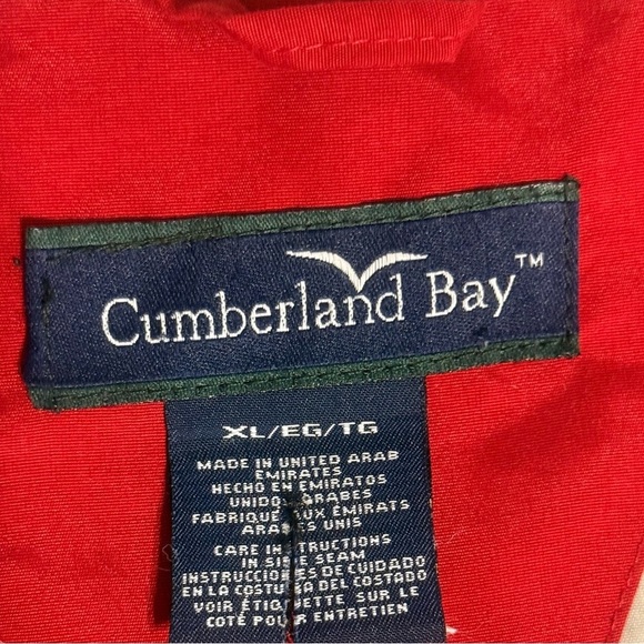 Cumberland Bay Mens Windbreaker with Harley Davidson Emblem Size XL Black - Picture 6 of 16